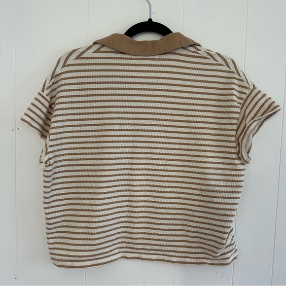 Cropped Polo Tan - Picture 2 of 2